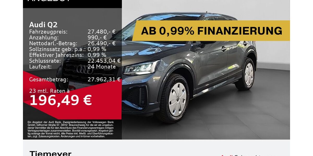 Audi Q2 5.860 km 27.480 &euro; Plettenberg 58840
