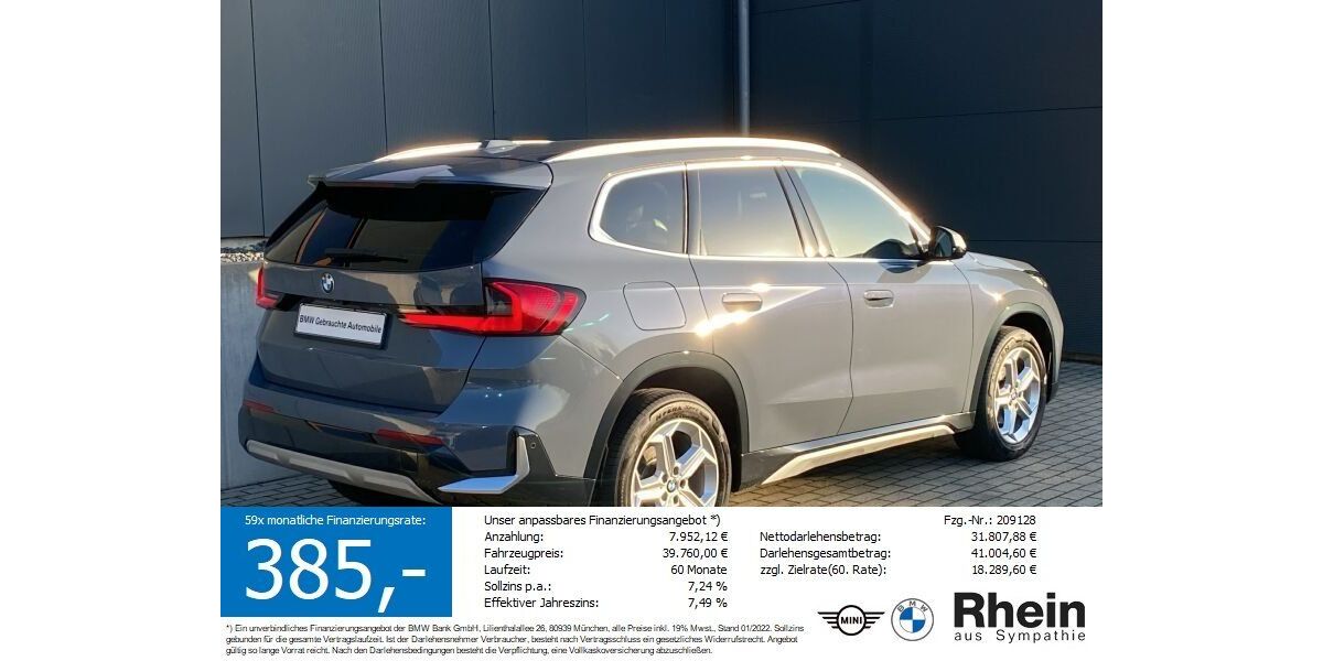 BMW X1 43.795 km 38.690 &euro; Buchen- Hettingen 74722