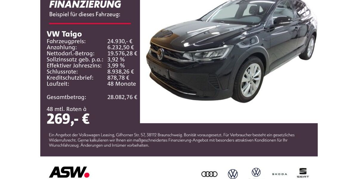 VW Taigo 21.400 km 24.930 &euro; Weinsberg 74189