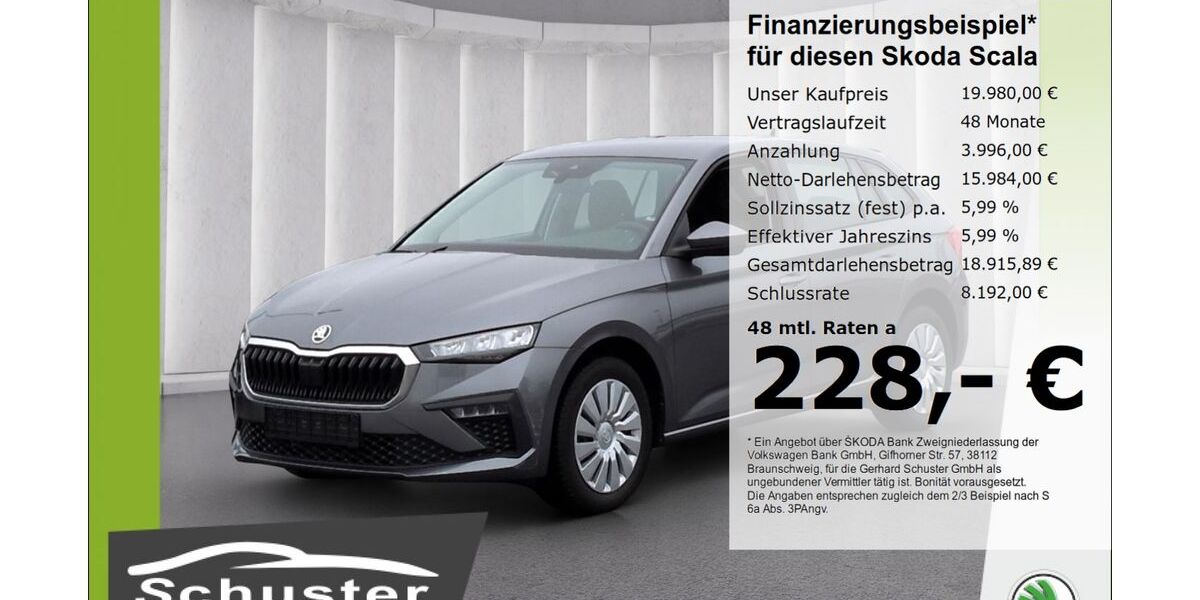 Skoda Scala 23.808 km 19.379 &euro; Ruhstorf 94099