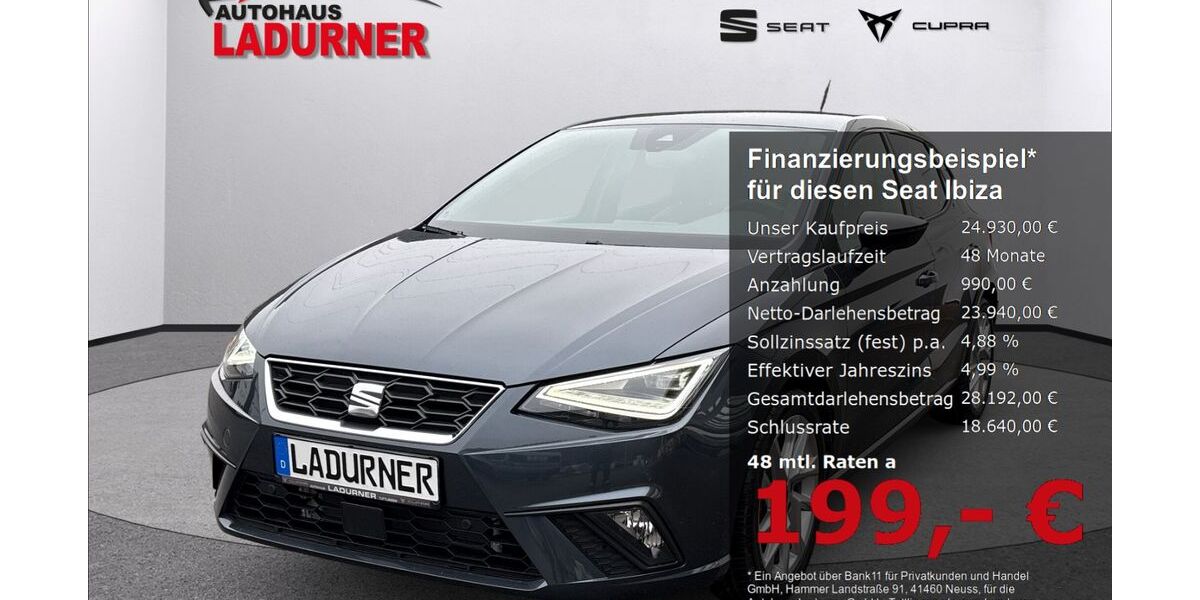 Seat Ibiza 8.850 km 24.930 &euro; Tuttlingen 78532