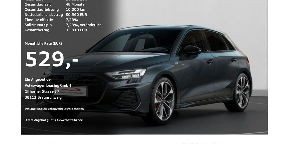 Audi A3 10.454 km 42.890 &euro; Baden Baden 76532