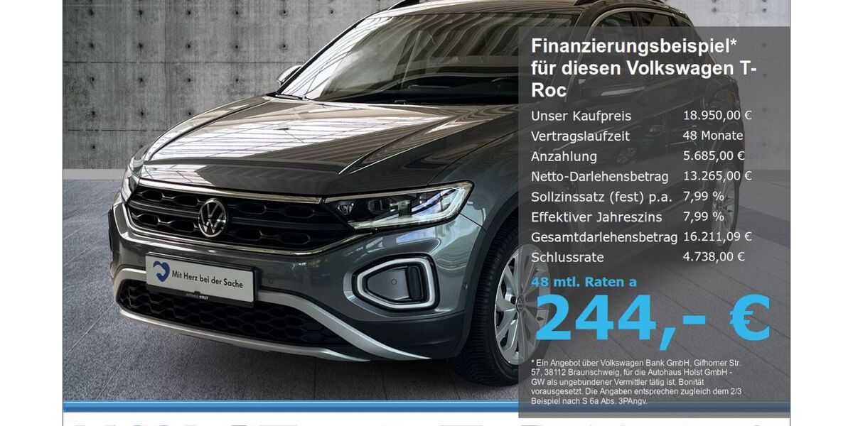 VW T-Roc 62.044 km 18.950 &euro; Scheeßel 27383