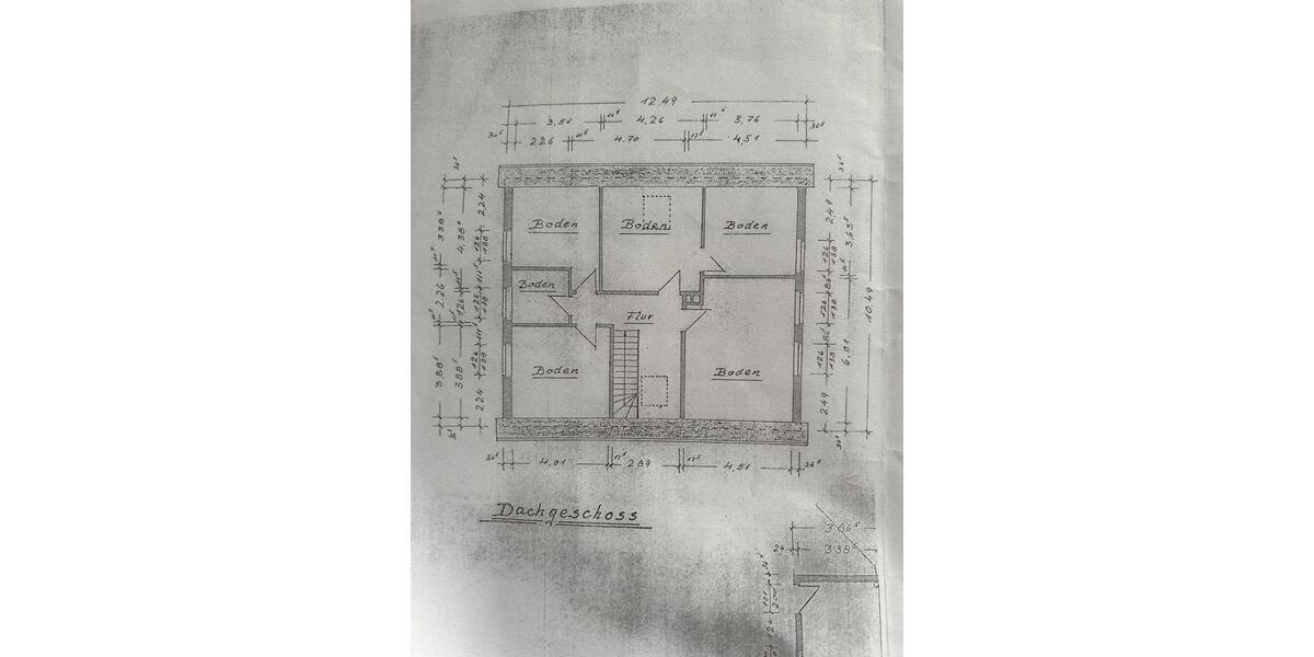 Dachgeschoßwohnung Lathen - 4 Zimmer, 85 m&sup2;, 750&euro; | Angebot:26670646