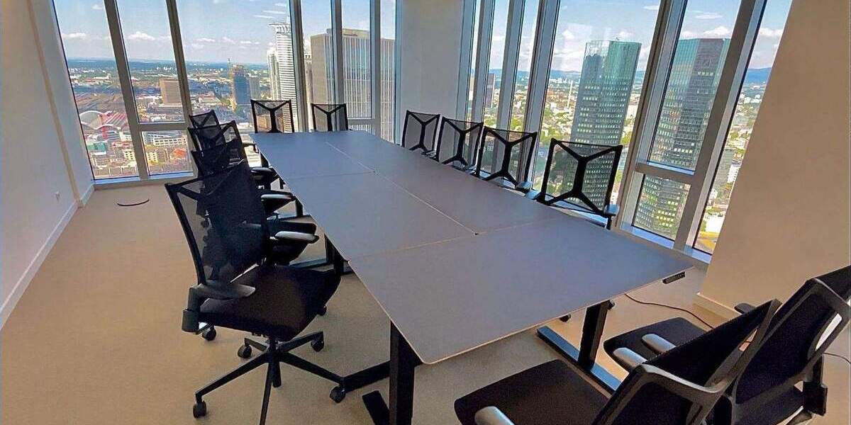 Exklusive 50 m² Büroraum auf der 37. Etage - Top-Aussicht in Frankfurt zimmer