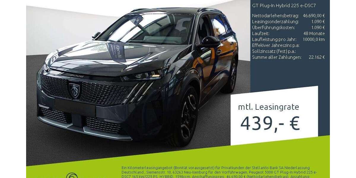 Peugeot 5008 1.500 km 46.090 &euro; Münster 48163