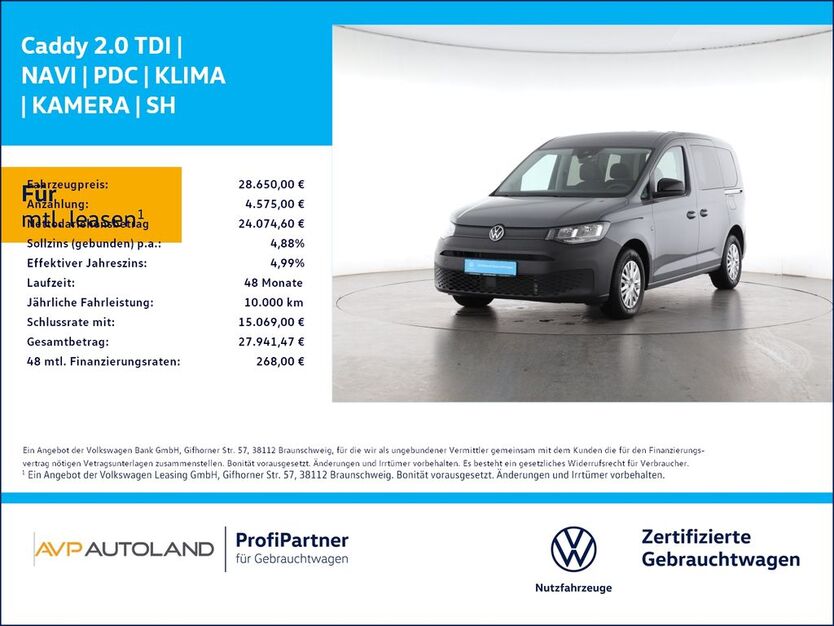 VW Caddy 11.790 km 28.650 € Plattling 94447