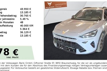 Cupra Formentor 8.250 km 43.950 &euro; Nürnberg 90441