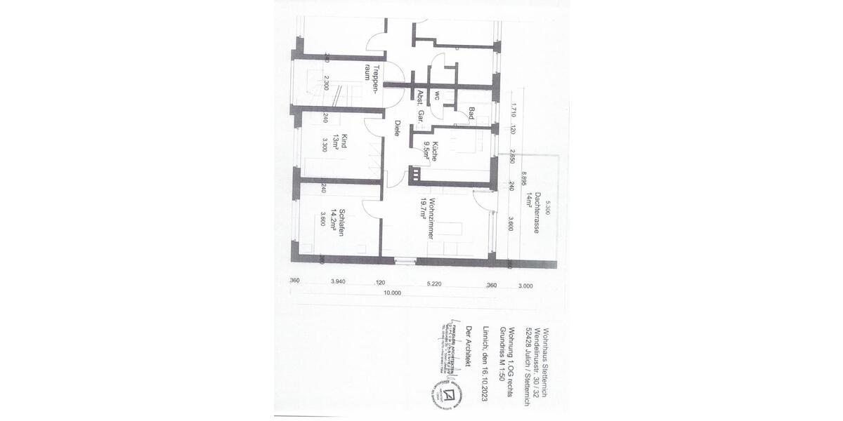 Etagenwohnung Jülich - 3 Zimmer, 80 m&sup2;, 500&euro; | Angebot:25962723