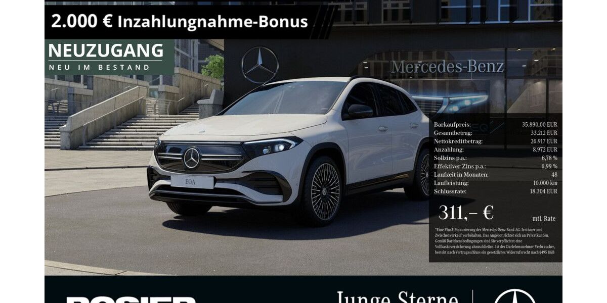 Mercedes-Benz EQA 3.322 km 35.890 &euro; Arnsberg 59759