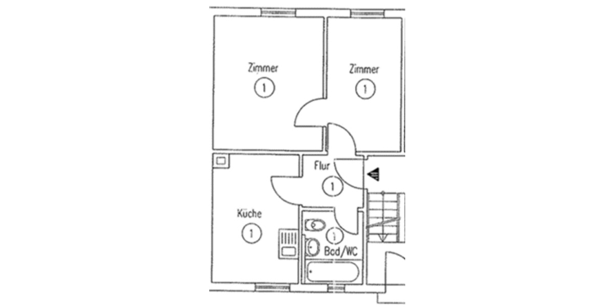 Etagenwohnung Ebersbach an der Fils - 3 Zimmer, 54 m&sup2;, 650&euro; | Angebot:25384307