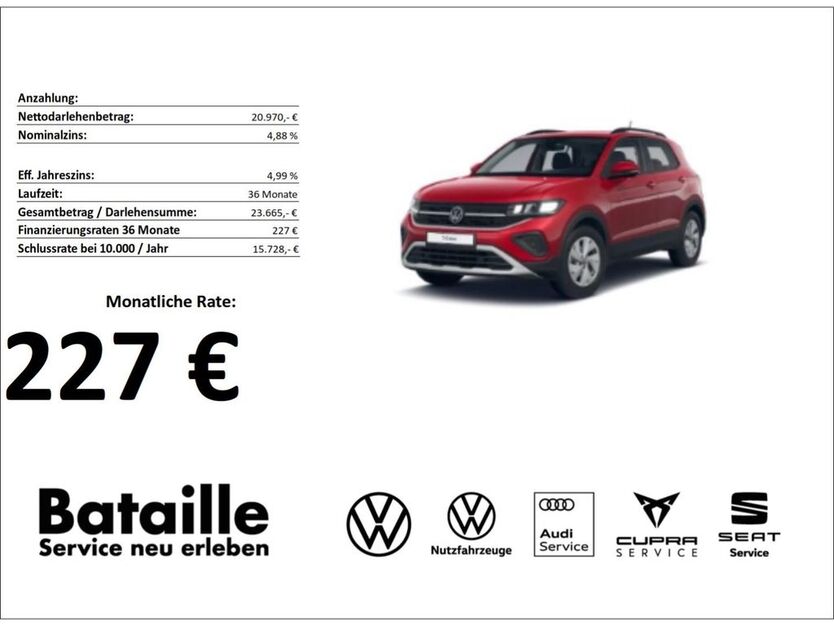 VW T-Cross 10.695 km 20.970 € Jülich 52428