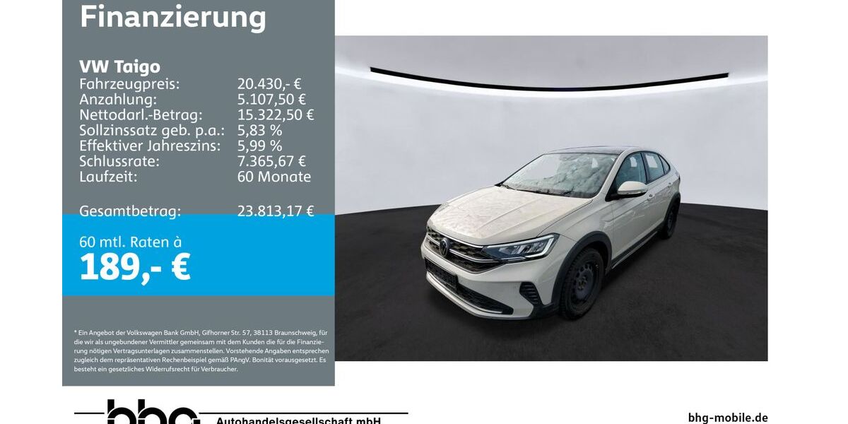 VW Taigo 35.632 km 20.430 &euro; Metzingen 72555