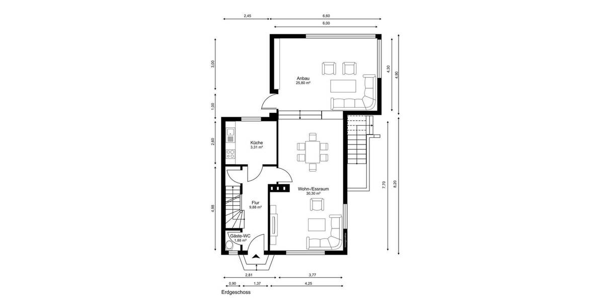 Doppelhaushälfte Lüneburg Rotes Feld - 6 Zimmer, 150 m&sup2;, 565.000&euro; | Angebot:25928504