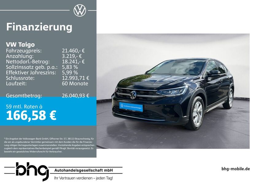 VW Taigo 26.872 km 20.990 € Balingen 72336