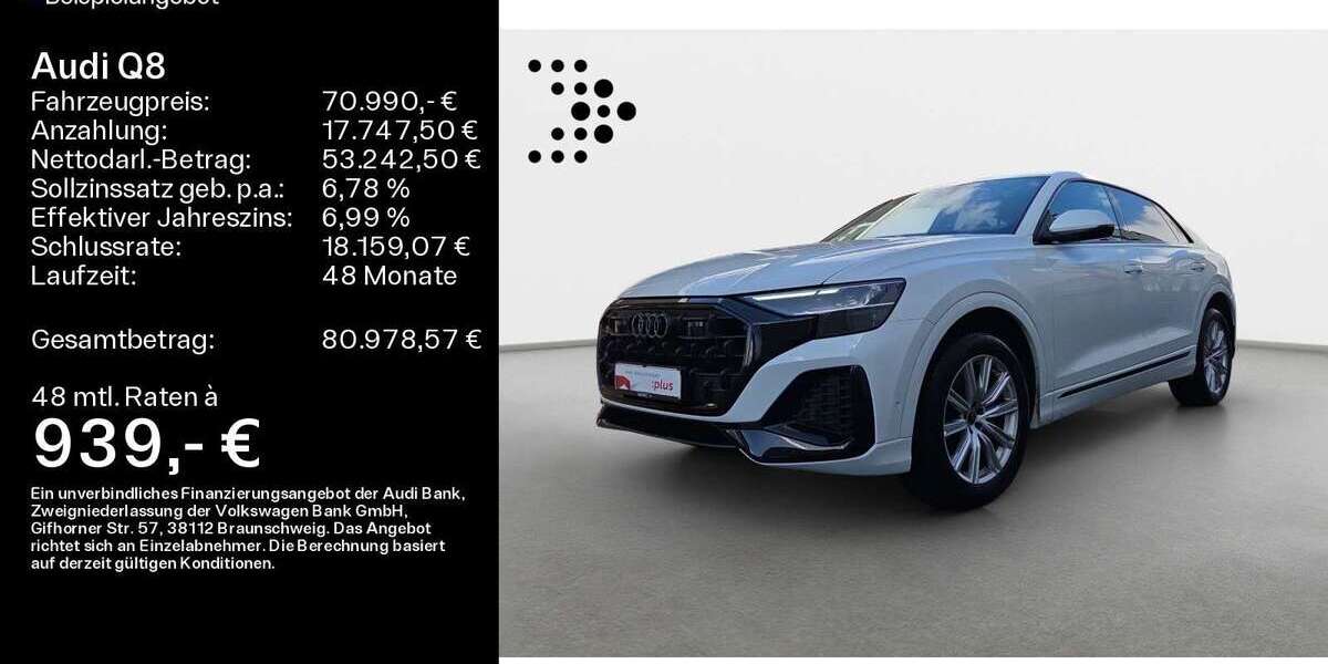 Audi Q8 13.888 km 70.990 &euro; Königstein-TS 61462