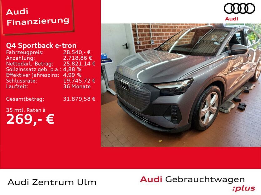 Audi Q4 e-tron 39.136 km 28.540 € Ulm 89073