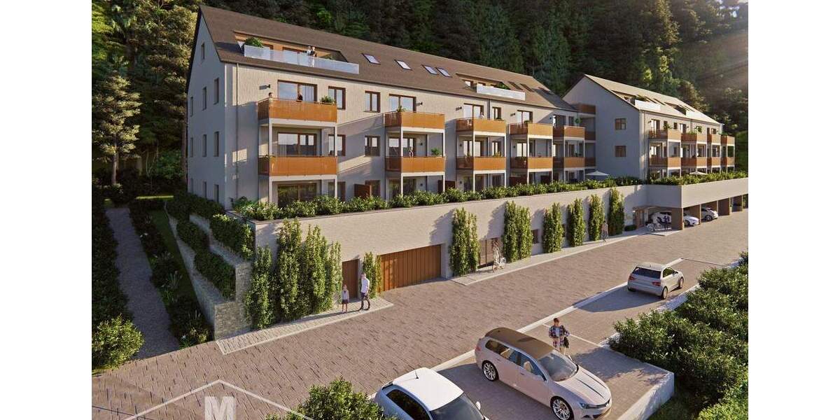 Effizienzshaus 40: Neubau 3-Zimmer-Obergeschoss-Wohnung am Arzberg von Beilngries (provisonsfrei) 3 zimmer