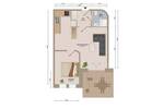 Etagenwohnung Büsum - 2 Zimmer, 50 m&sup2;, 195.000&euro; | Angebot:25742094