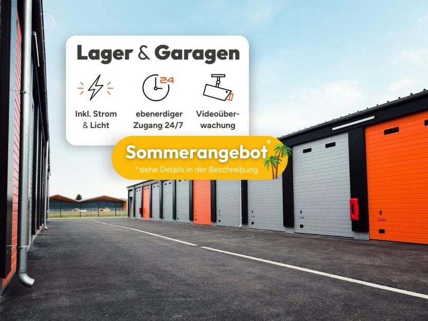SOMMERAKTION! 28-112m² Garagen und Stellplätze | 1. Miete Gratis | Garage mieten in Halle (Saale)