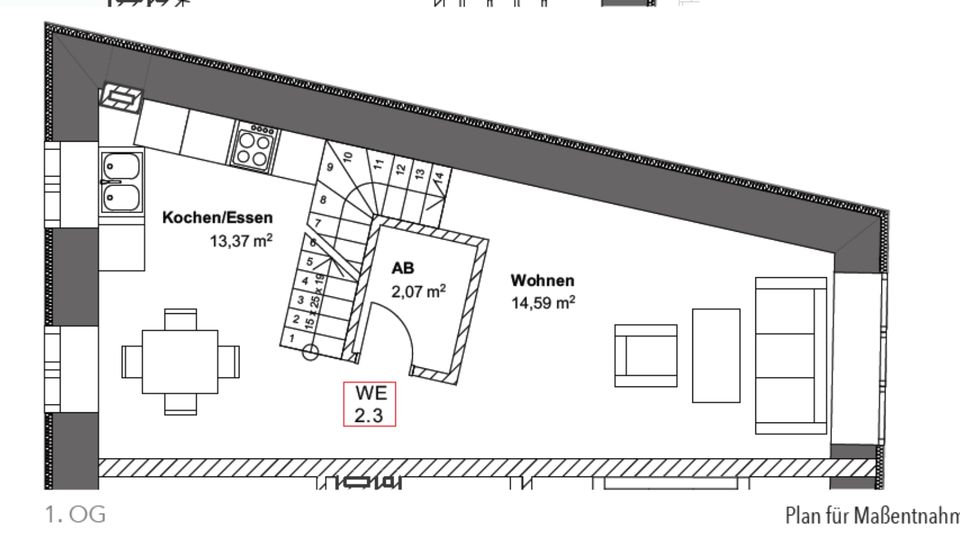 Moderne 2-Zimmer-Maisonettewohnung in Schrobenhausen 2 zimmer