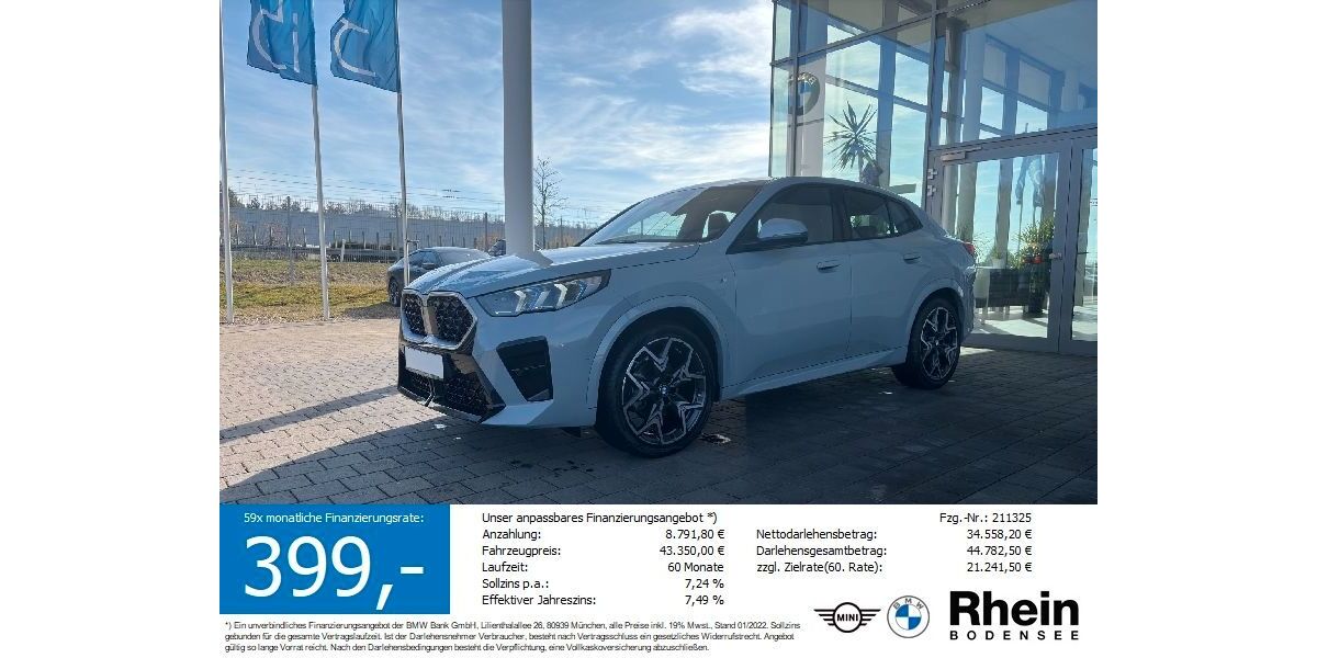 BMW X2 12.485 km 41.160 &euro; Friedrichshafen 88046
