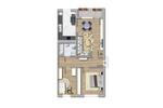 Erdgeschoßwohnung Schwerin Mueß - 3 Zimmer, 57 m&sup2;, 350&euro; | Angebot:26265853