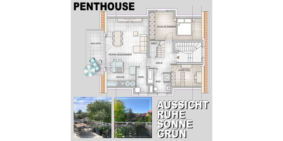 Etagenwohnung Mannheim Hochstätt - 5 Zimmer, 110 m&sup2;, 582.500&euro; | Angebot:26003959