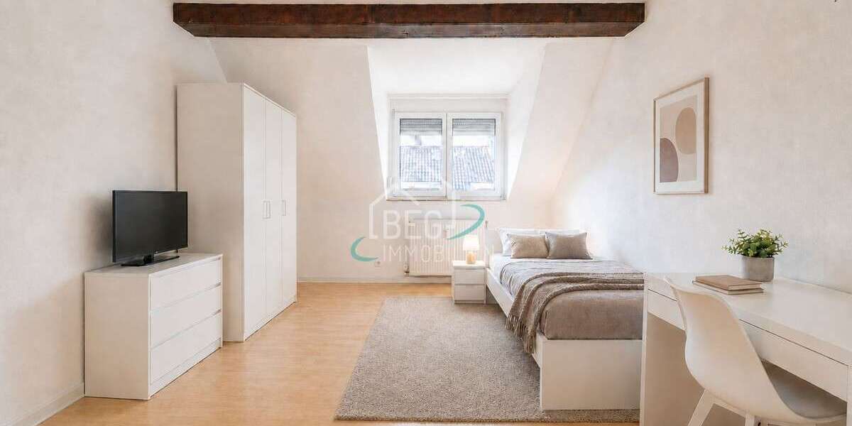 Etagenwohnung Stuttgart Bad Cannstatt - 1 Zimmer, 14 m&sup2;, 550&euro; | Angebot:27108358