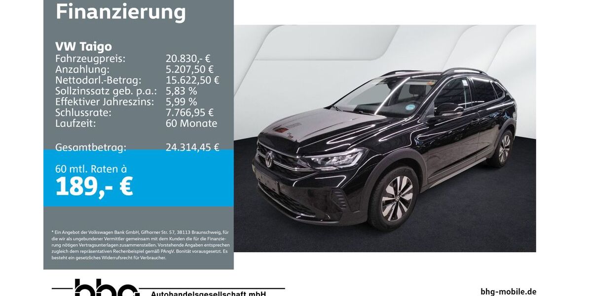 VW Taigo 24.016 km 20.830 &euro; Freiburg 79115