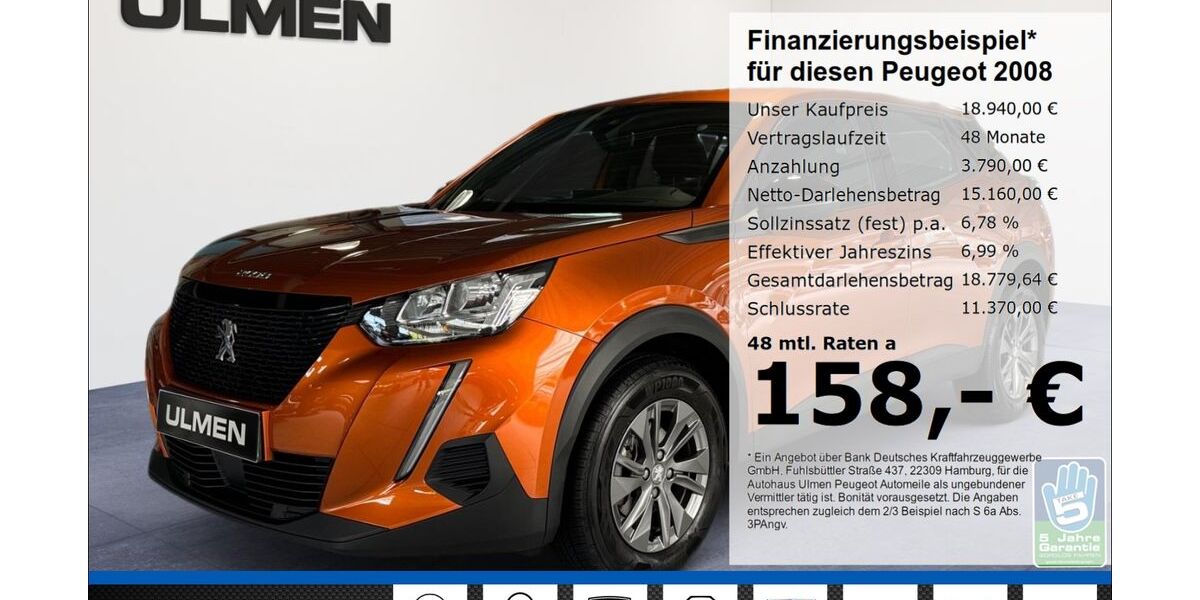 Peugeot 2008 23.203 km 18.940 &euro; Düsseldorf 40233