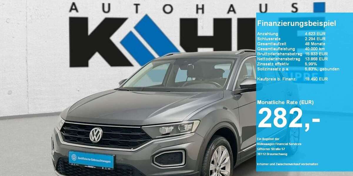 VW T-Roc 92.695 km 18.490 &euro; Walsrode 29664