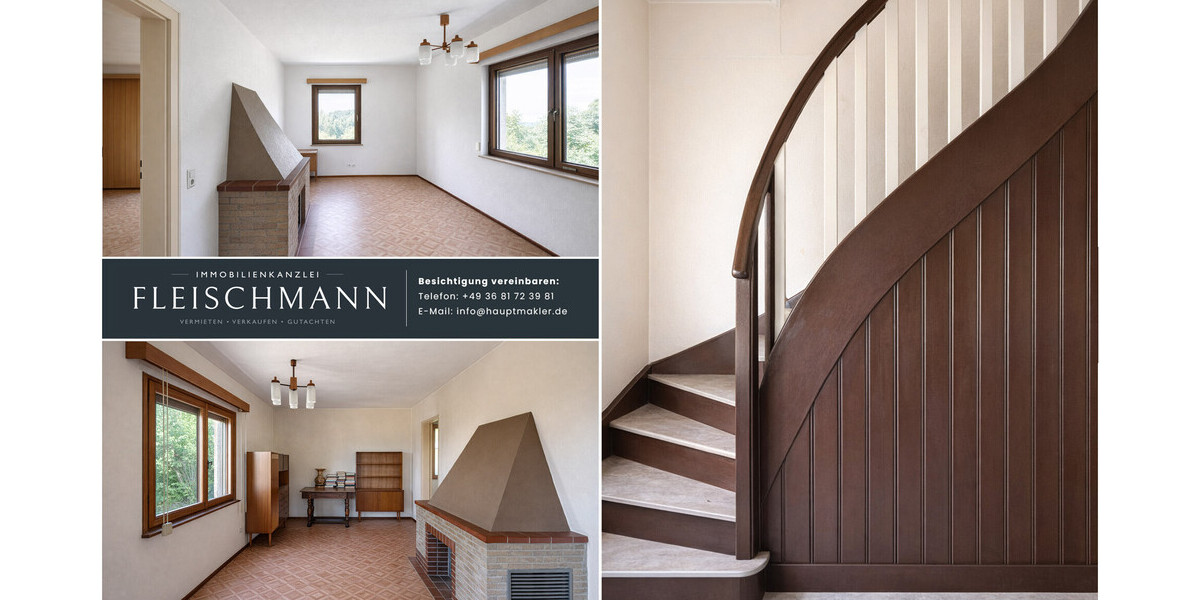 Ferienhaus mit Panorama-Weitblick – Ihr Rückzugsort am Stadtrand mit vielseitigem Potenzial - Ferienhaus Suhl / Friedbergsiedlung Friedbergsiedlung | Angebot:27059307