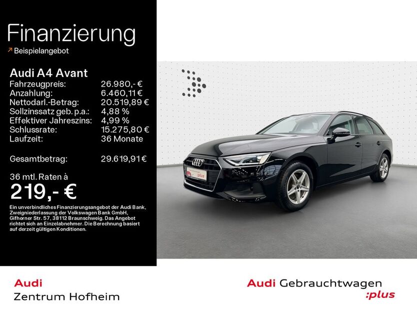 Audi A4 34.626 km 26.980 € Hofheim 65719