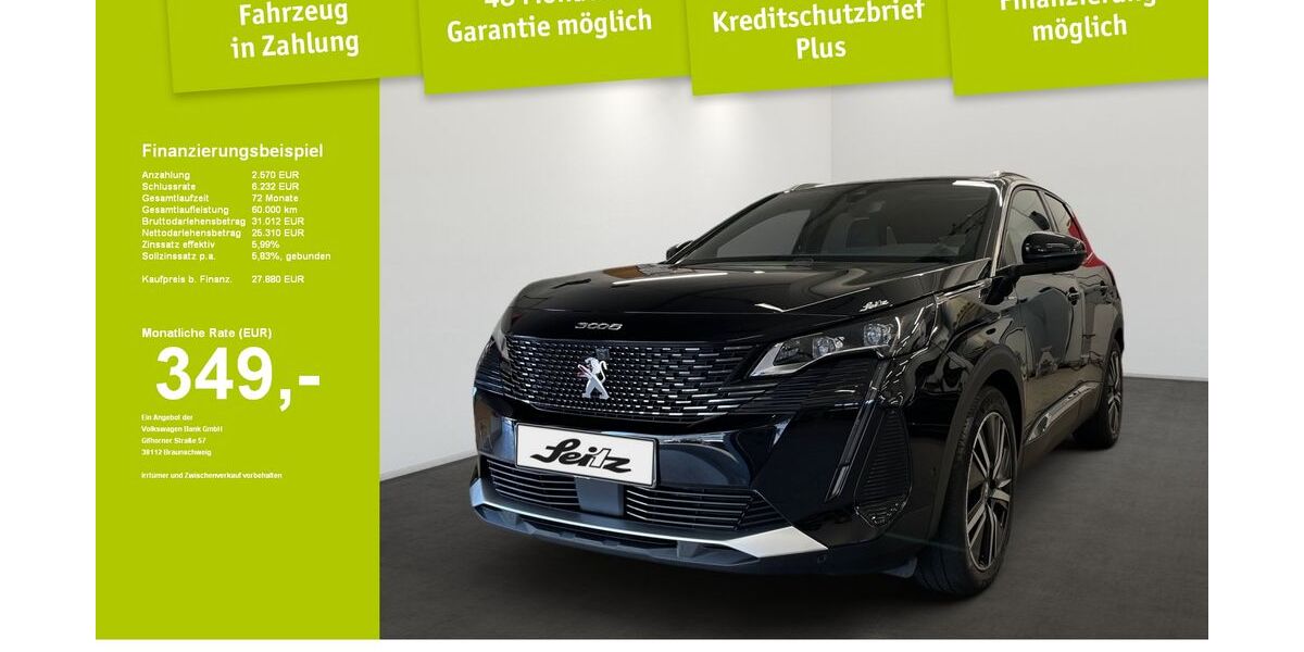 Peugeot 3008 54.770 km 27.540 &euro; Kempten 87435