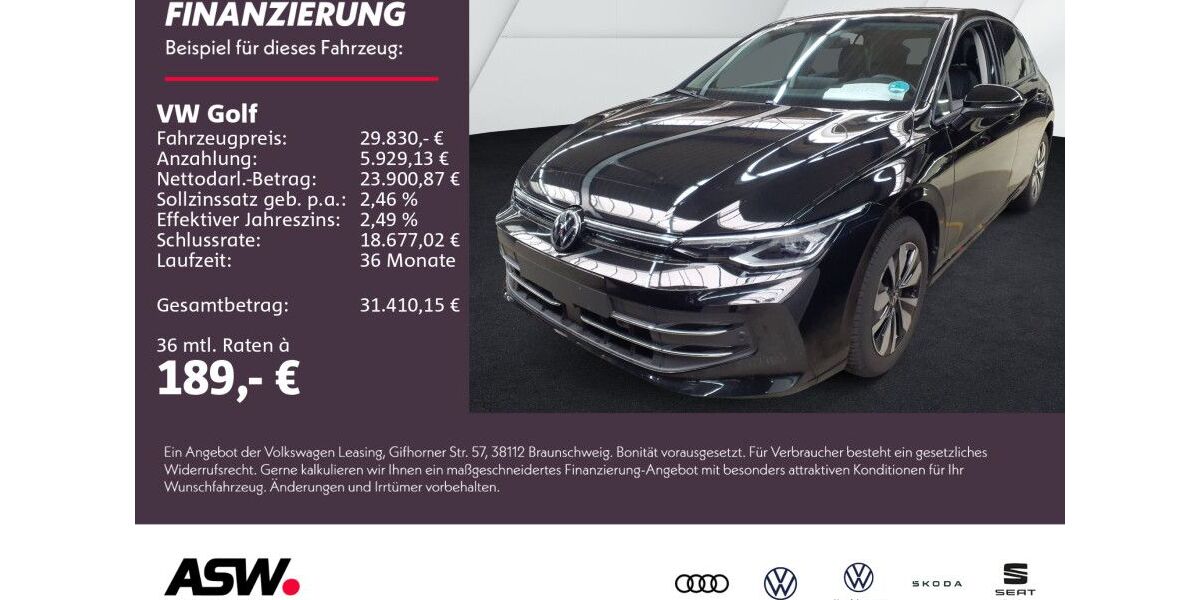 VW Golf 14.900 km 29.830 &euro; Weinsberg 74189
