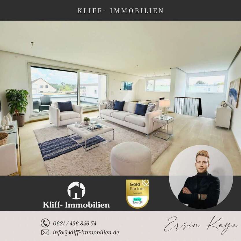Wohnung zum Mieten in Mannheim 1.990 € 141 m²