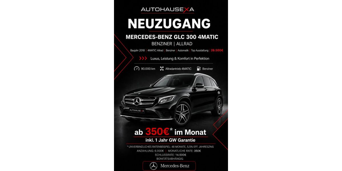 Mercedes-Benz GLC 300 90.000 km 28.500 &euro; Wernau am Neckar 73249