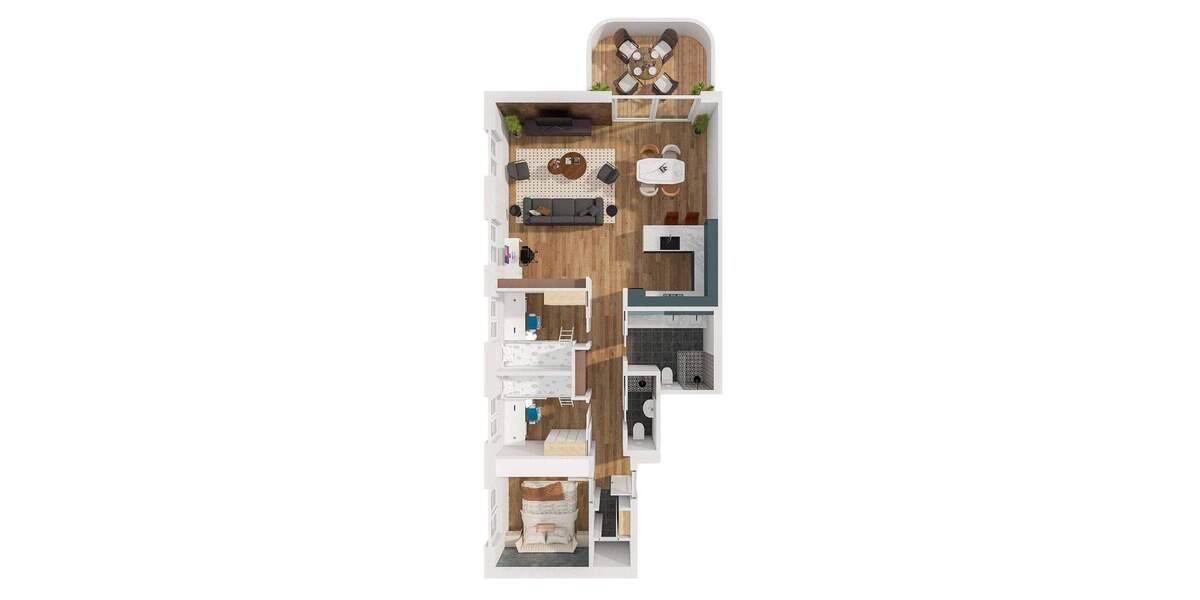Etagenwohnung Bad Friedrichshall Kochendorf - 4 Zimmer, 112 m&sup2;, 669.000&euro; | Angebot:25690323