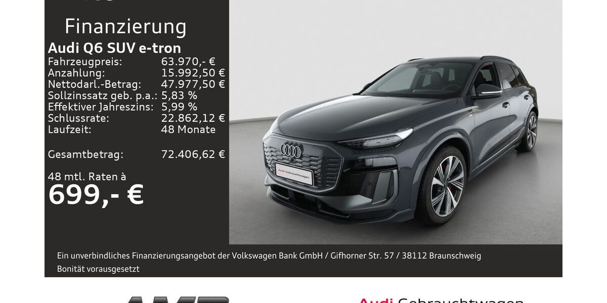 Audi Q6 e-tron 4.890 km 63.470 &euro; Borna 04552
