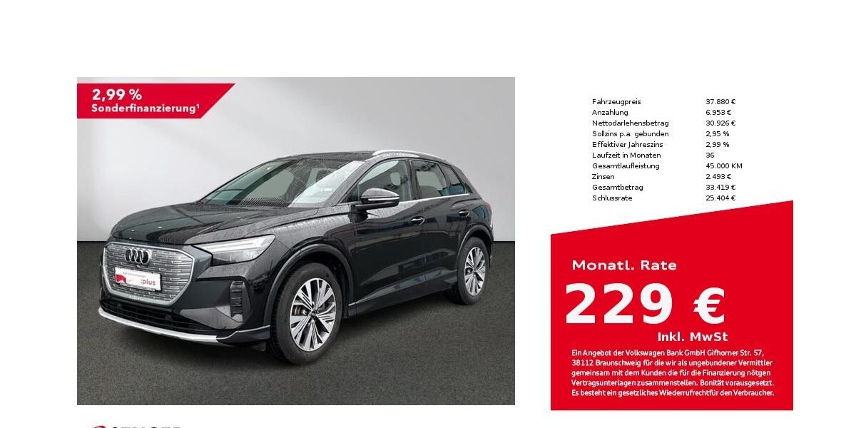 Audi Q4 e-tron 41.135 km 37.880 &euro; Bielefeld 33609