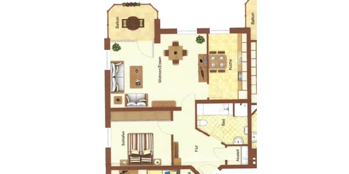 Etagenwohnung Isenbüttel - 2 Zimmer, 84 m&sup2;, 770&euro; | Angebot:25496026