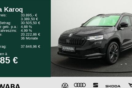 Skoda Karoq 44.500 km 33.895 &euro; Gersthofen 86368