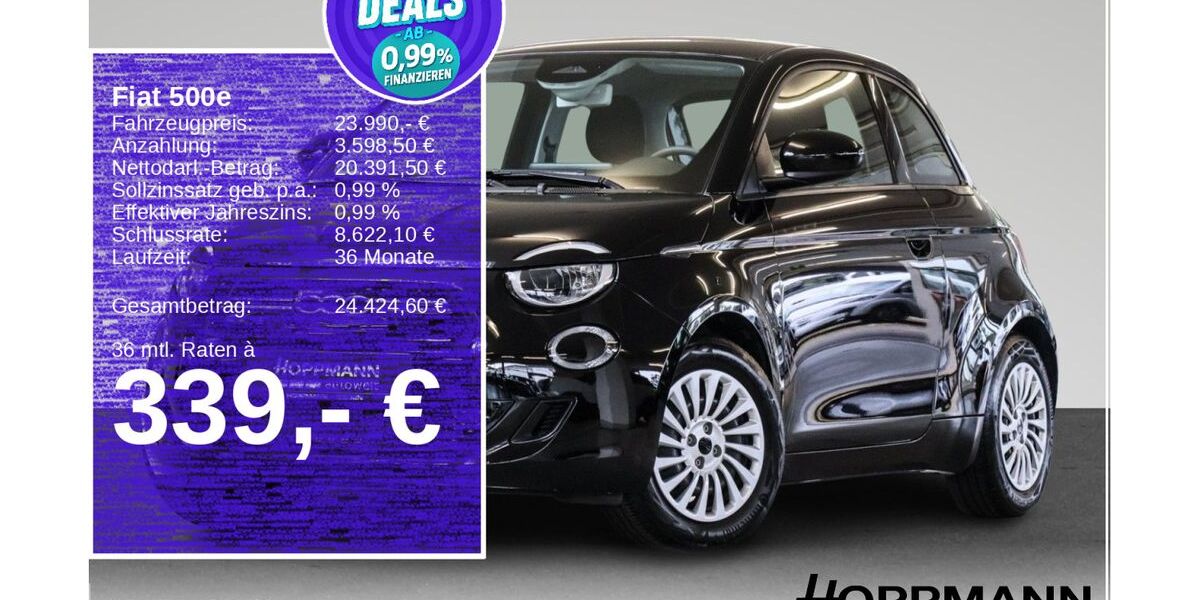 Fiat 500e 18.838 km 23.990 &euro; Siegen 57072