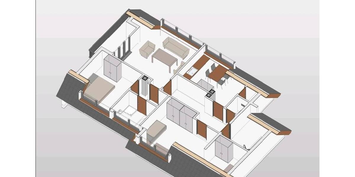 Etagenwohnung Oyten - 3 Zimmer, 96 m&sup2;, 1.000&euro; | Angebot:26256631