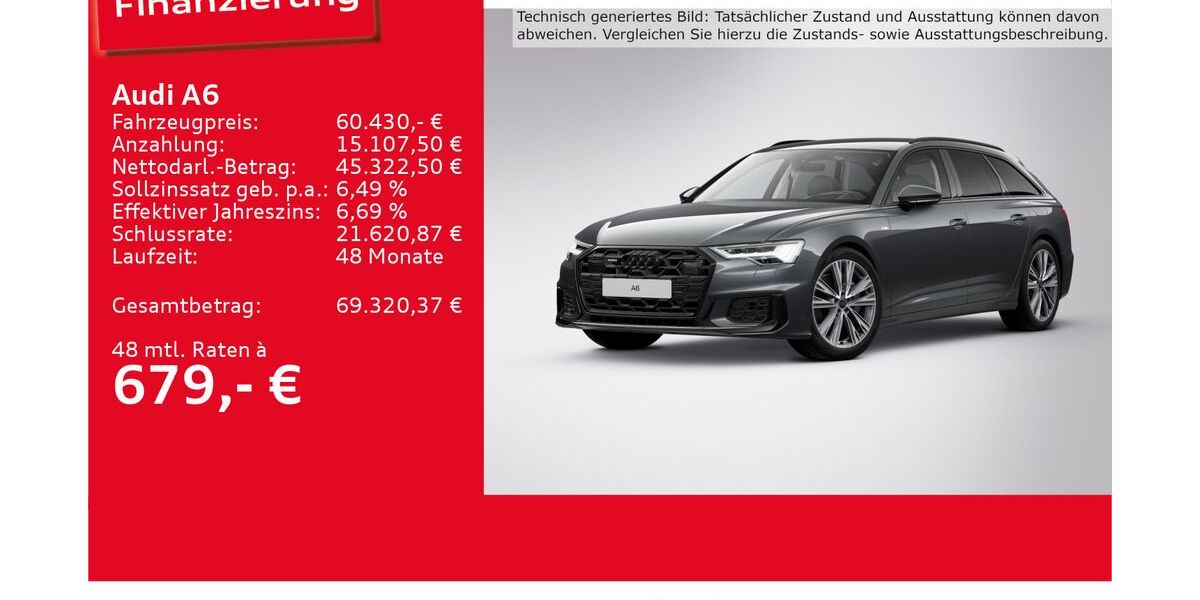 Audi A6 11.174 km 60.430 &euro; Ulm 89073
