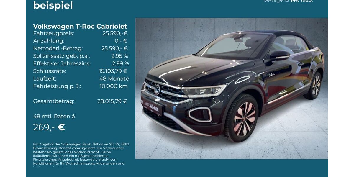 VW T-Roc 25.000 km 25.590 &euro; Bad Dürkheim 67098