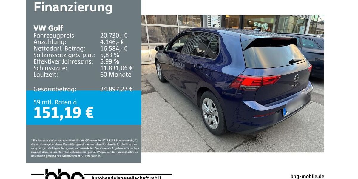 VW Golf 50.468 km 20.330 &euro; Bühl 77815