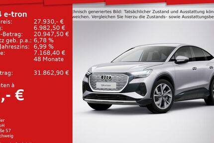 Audi Q4 e-tron 130.521 km 27.930 € Mosbach 74821