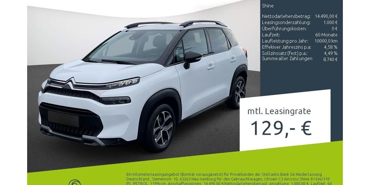 Citroen C3 Aircross 21.176 km 13.940 &euro; Borken 46325